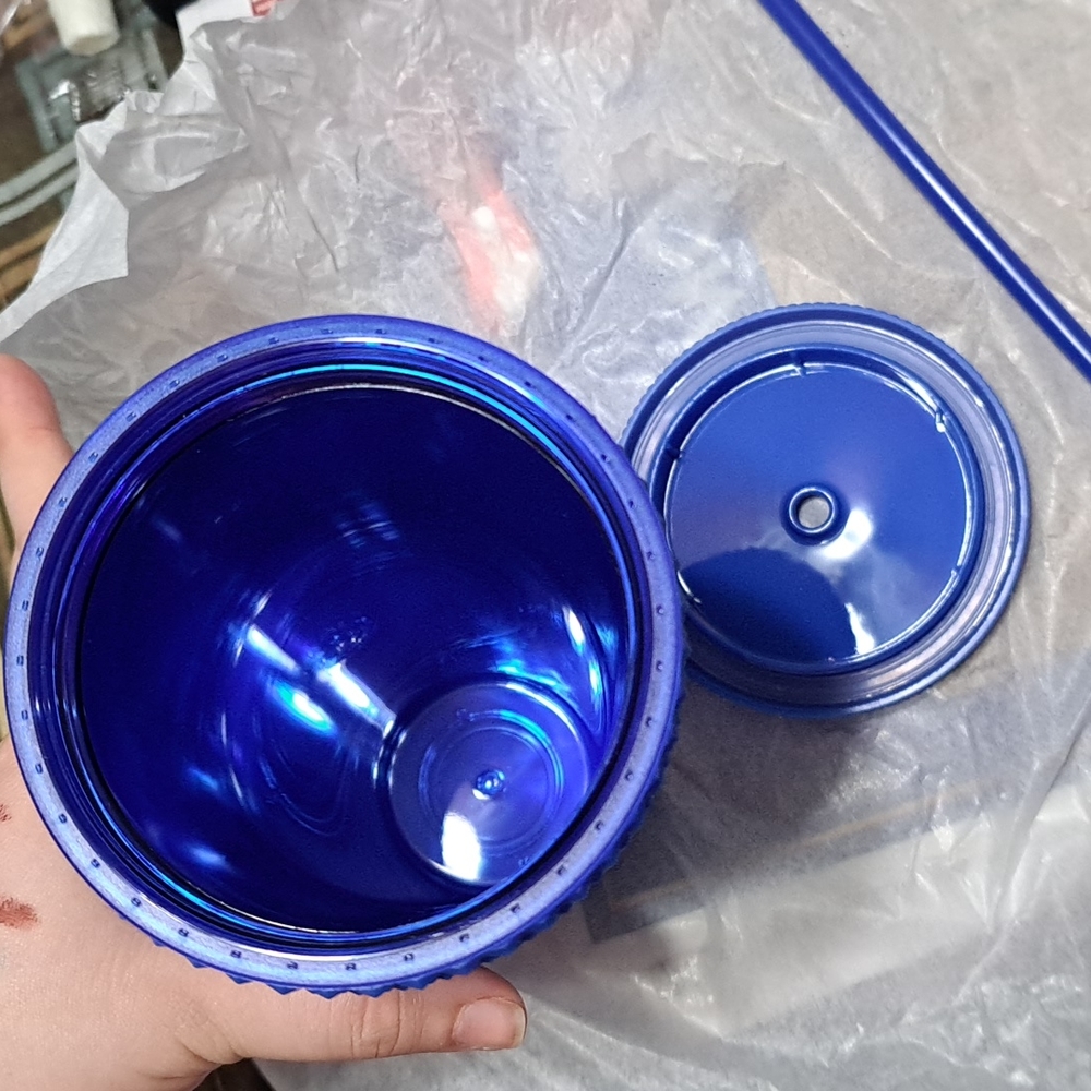 Starbucks matte blue cup - Picture 5 of 8